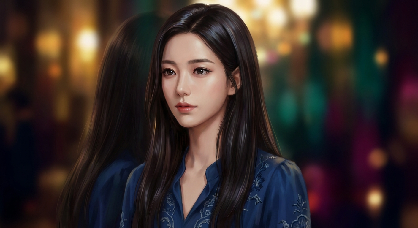프리미엄 반실사 표지풍 웹소설 표지 샘플 017